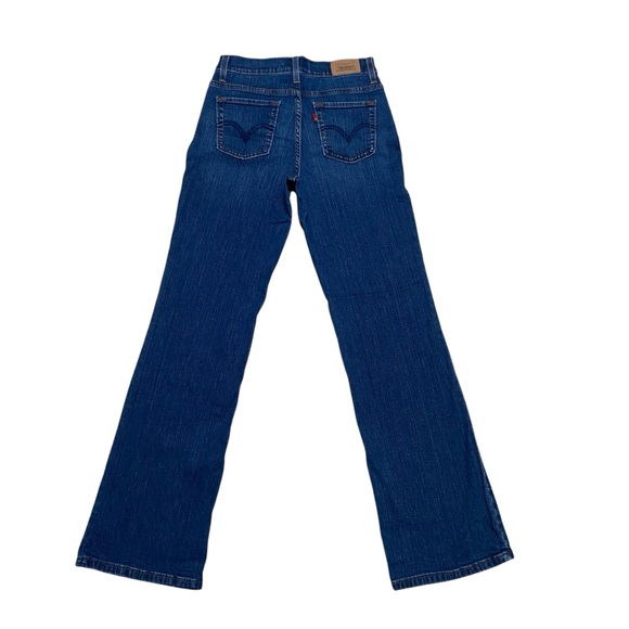 Levi’s 512 Perfectly Slimming Boot Cut Denim Jeans Blue - Picture 11 of 13